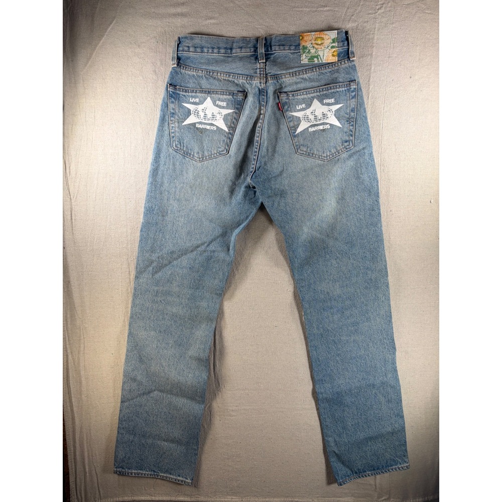 Levi's Premium 501 Original Fit Jeans Mens W31 L32 Terra Live Free Barriers NWT
